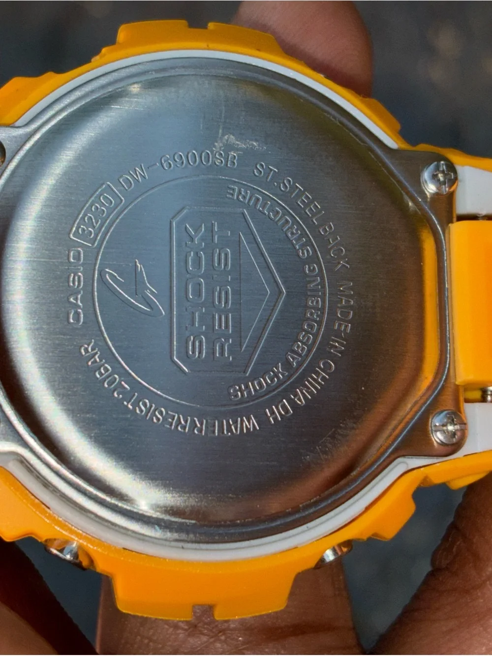 Casio G-Shock Yellow/Gold Digital Watch
